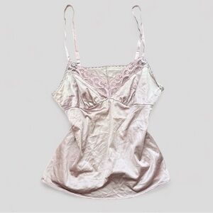 vintage light purple cami lace top - size 32